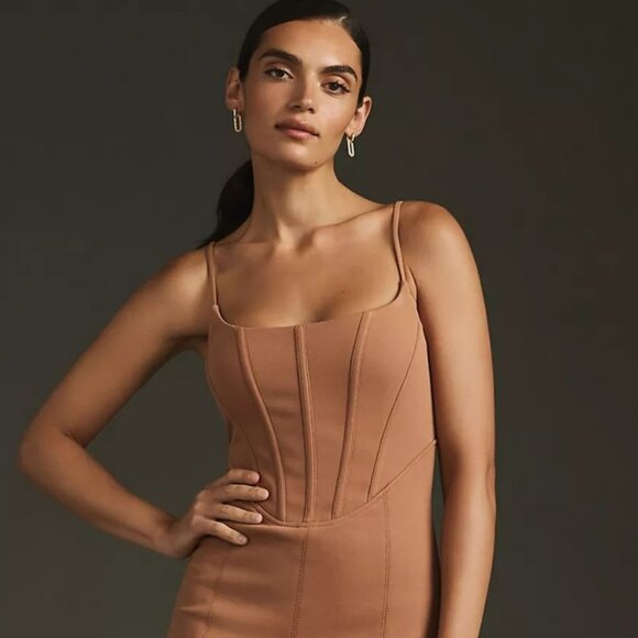 Anthropologie MISHA Slim Corset Sleeveless Dress - Picture 6 of 15